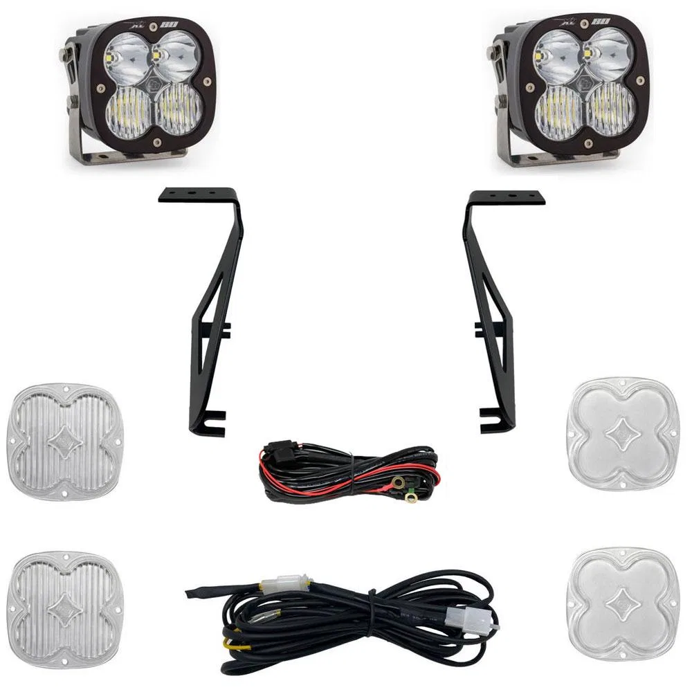 448060 – BAJA DESIGN Driving/ Fog Light, LED Bulb 4 Cree LED 4 Inch Square 80 Watt Bulbs Amp Draw 5.5 AMP Driving Com...